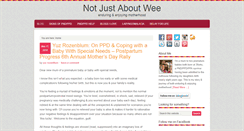 Desktop Screenshot of notjustaboutwee.com